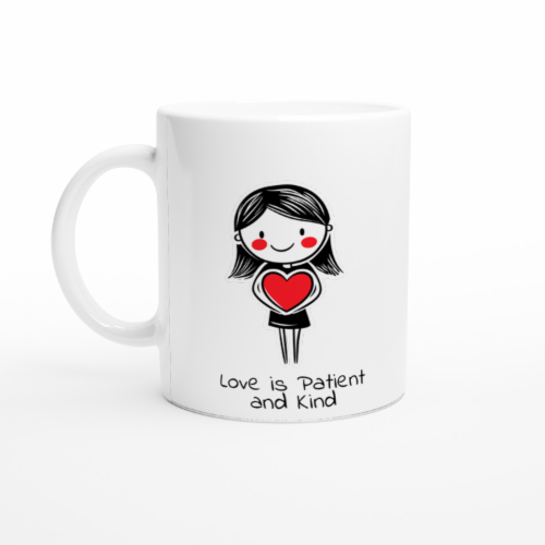 Love Is A Coffee Mug – Girl with Heart