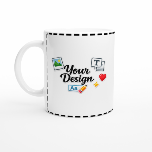 Custom Photo and Text Ceramic Mug